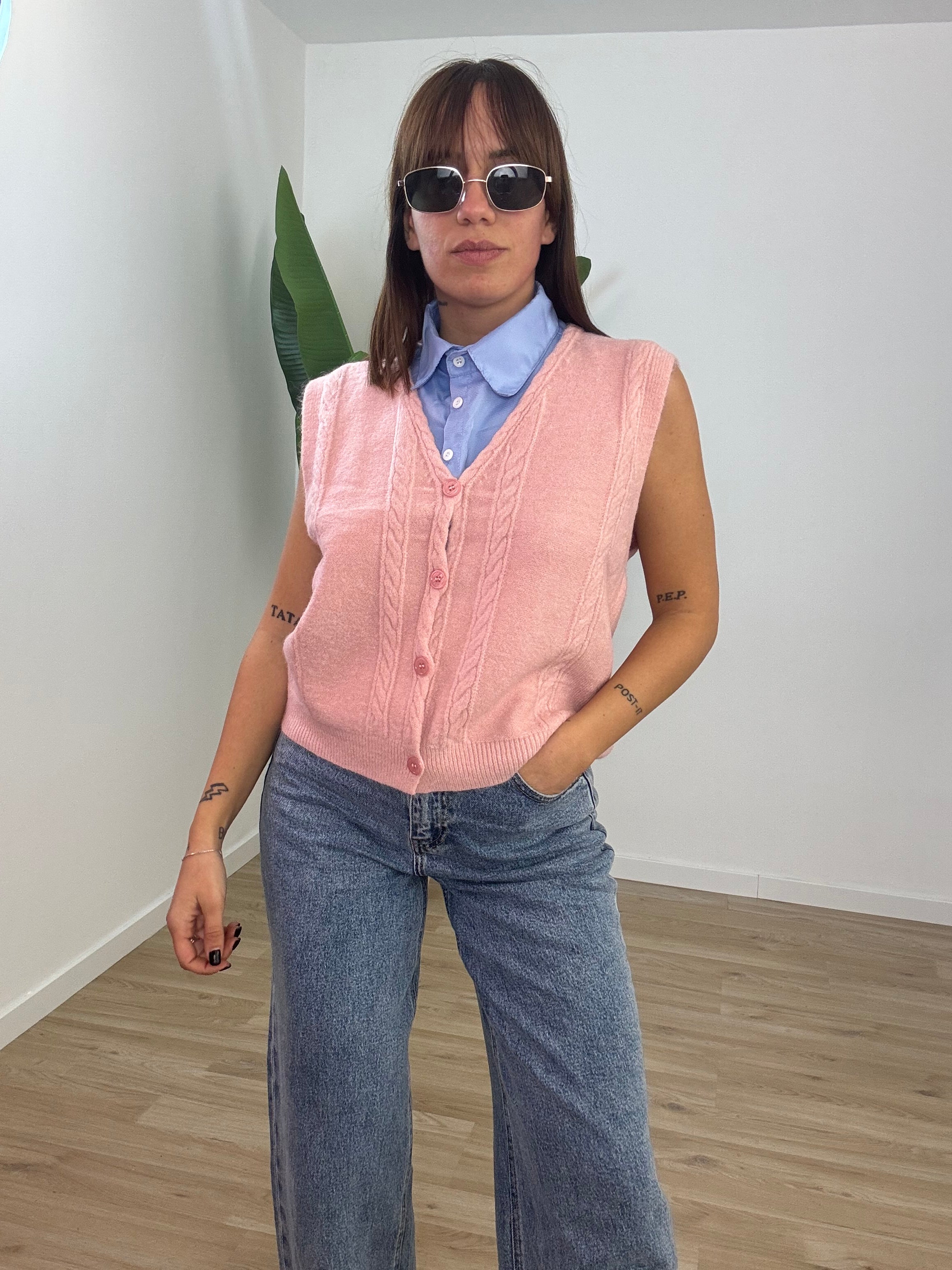 Gilet in lana pesante