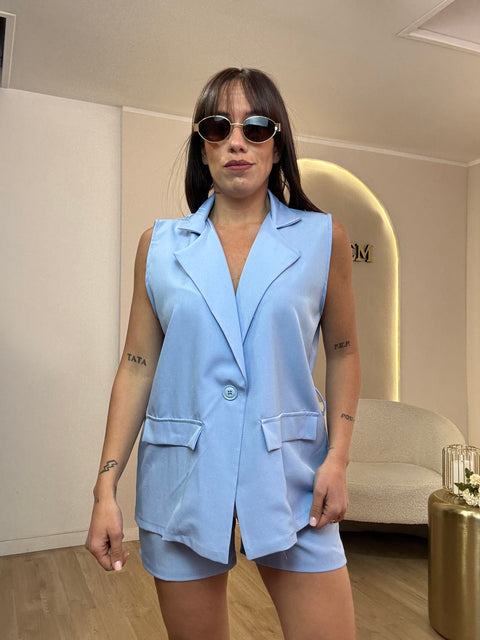 Coordinato shorts con cinta