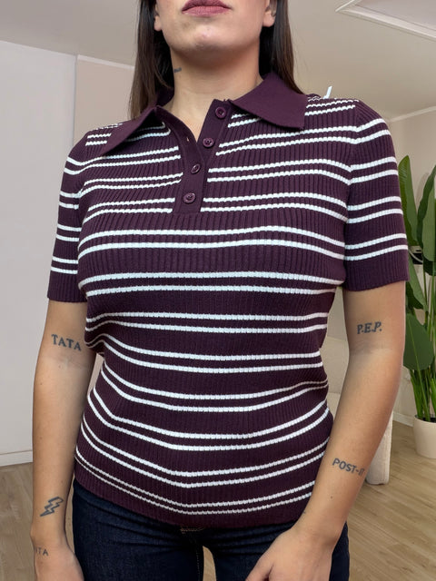 Maglia costine Francesca