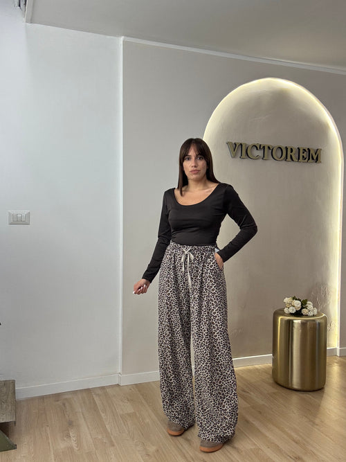 Pantalaccio velluto animalier