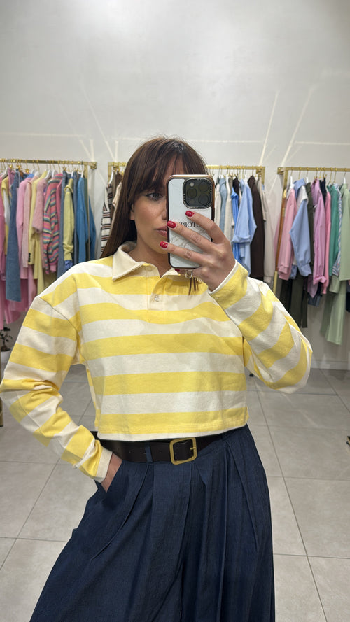 Maglia polo manica lunga
