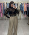 Pantalone palazzo con cinta - Victorem