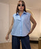 Camicia in cotone giro manica