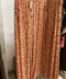 Pantalone flower arancione