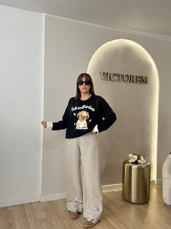 Pantalone con piegone LOW COST