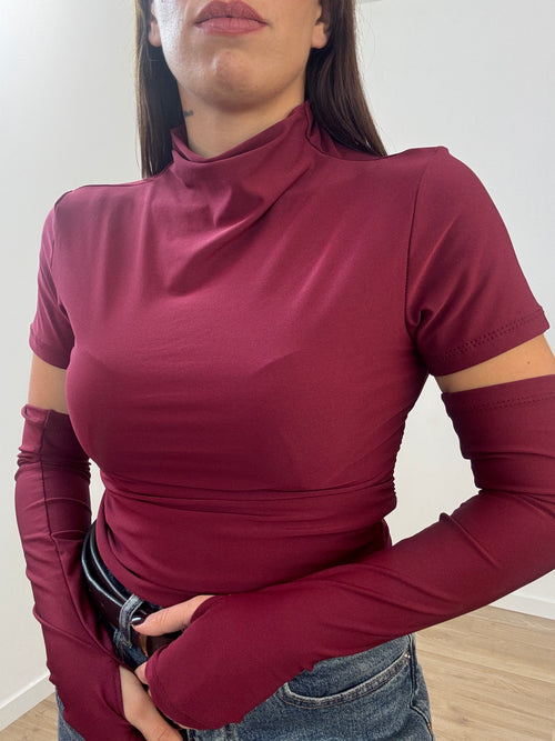 Maglia manicotti lycra