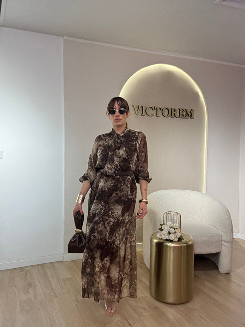 Abito lungo fantasia