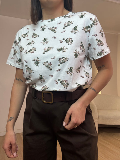 T shirt fiorellini