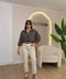 Jeans mom fit beige