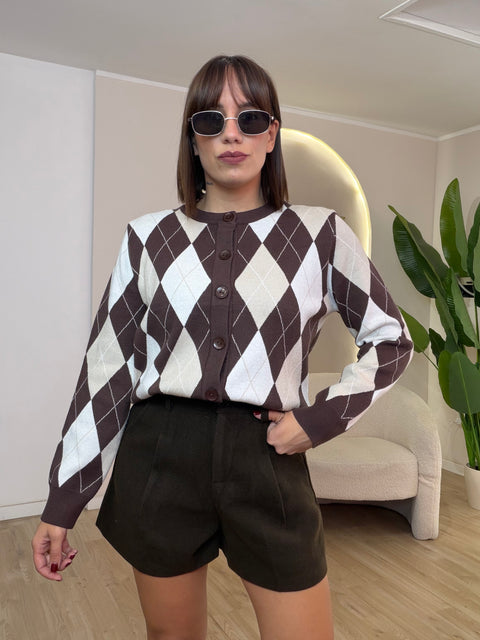 Cardigan rombi