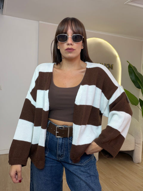 Cardigan Pamela righe