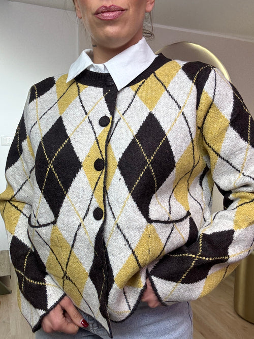 Cardigan rombi