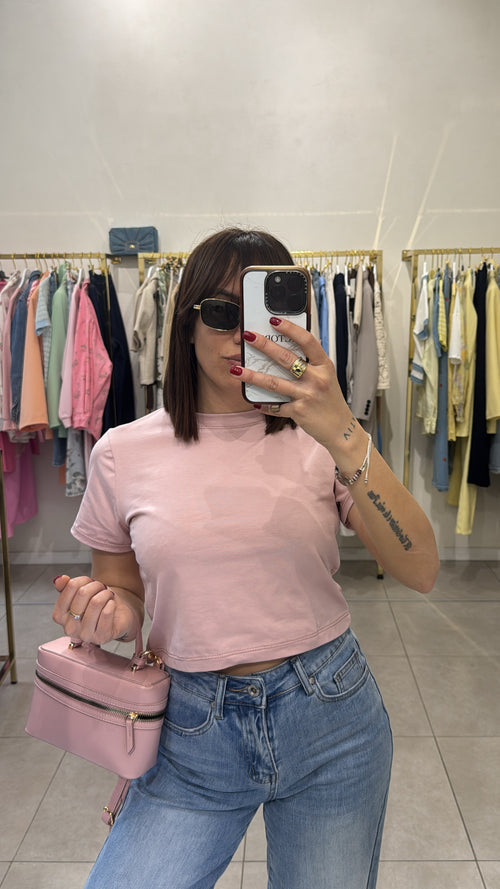 T-shirt crop basic