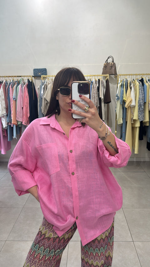 Camicia simil lino bottini - Victorem