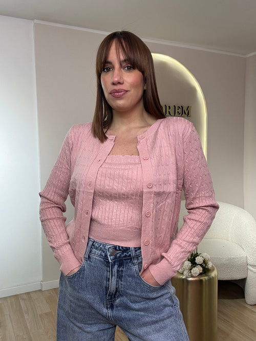 Twinset trama treccia