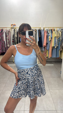 Panta gonna fiorellini low cost