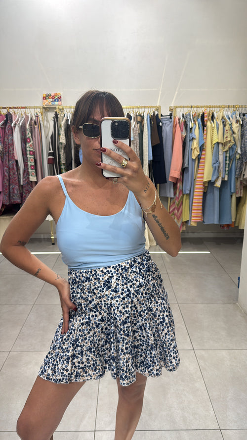 Panta gonna fiorellini low cost