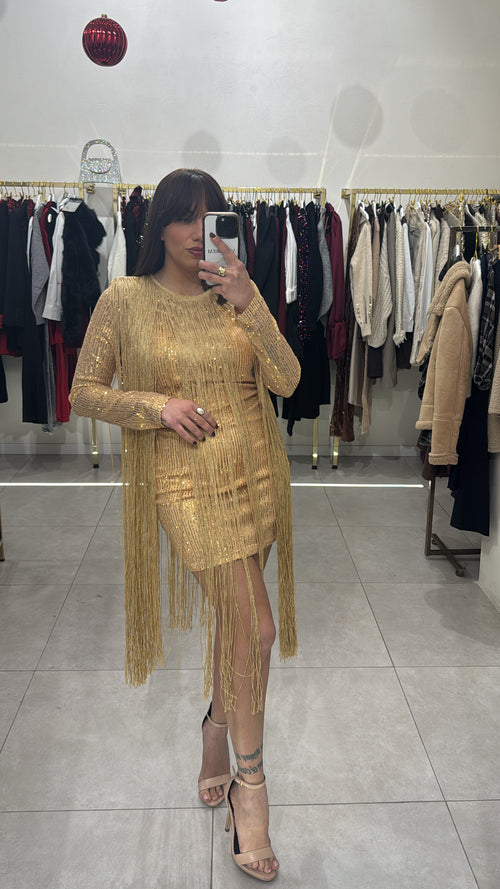 Vestito con frange