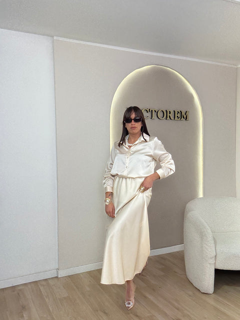 Coordinato in satin