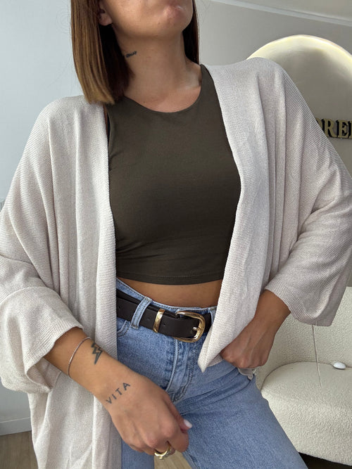 Cardigan basic leggero