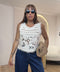 Gilet in crochet semitrasparente