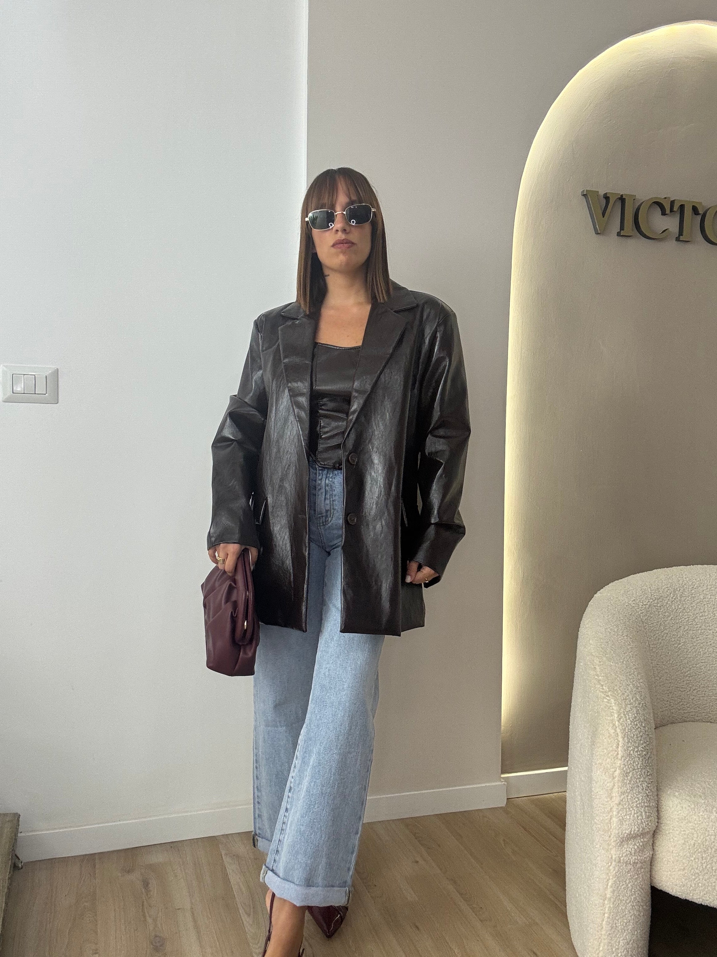 Giacca vernice over
