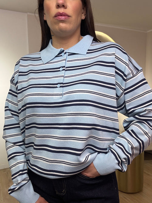 Polo rigata Vittoria