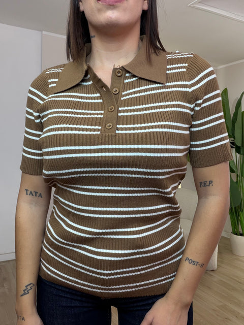 Maglia costine Francesca