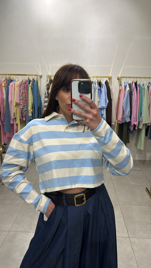 Maglia polo manica lunga