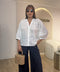 Camicia in San gallo con bottoncini