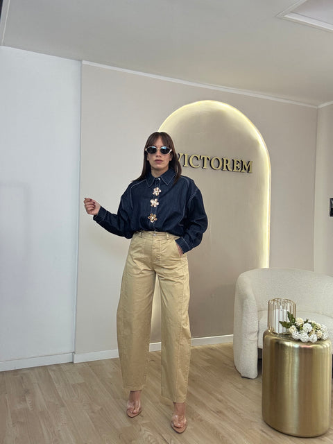 Pantalone con tasconi