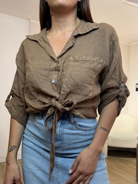 Camicia Annalisa 100 % lino