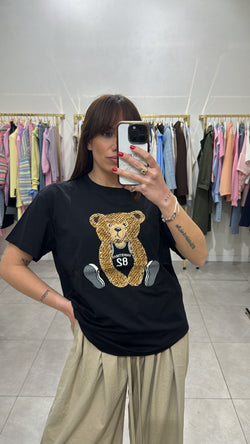 T - shirt Teddy over