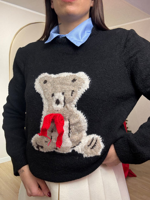 Maglia Teddy con fiocchetto - Victorem