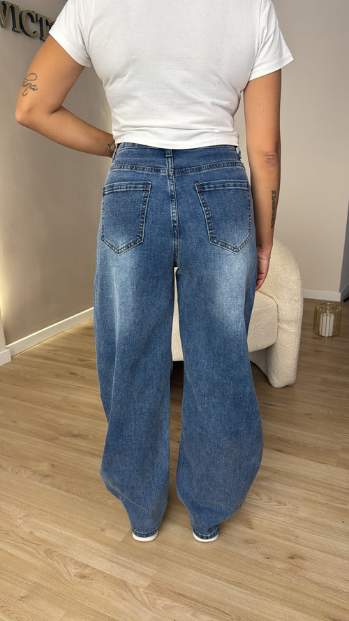 Jeans ballon semplice