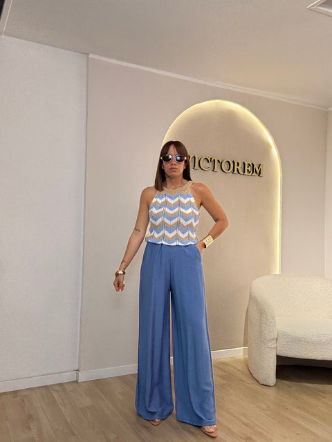 Pantalone tessuto leggero low cost
