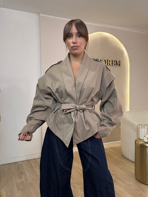 Trench con cinta  “ Helene”