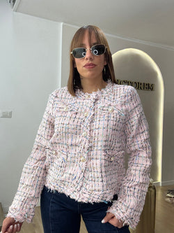 Giacca bottoni perla