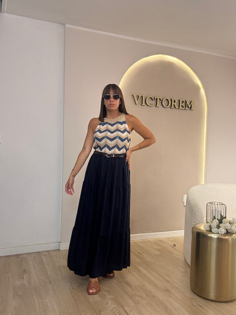 Gonna lunga con cinta