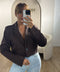 Giacca basic crop - Victorem