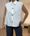 Camicia in cotone con strass