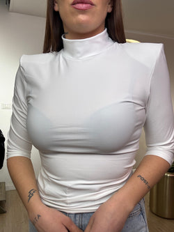 Maglia manica 3/4 in lycra