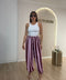 Pantalone baloon rigato