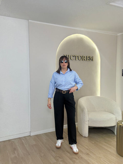 Pantalone “ Luana “ con cinta - Victorem