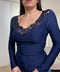 Maglia con profili in pizzo - Victorem