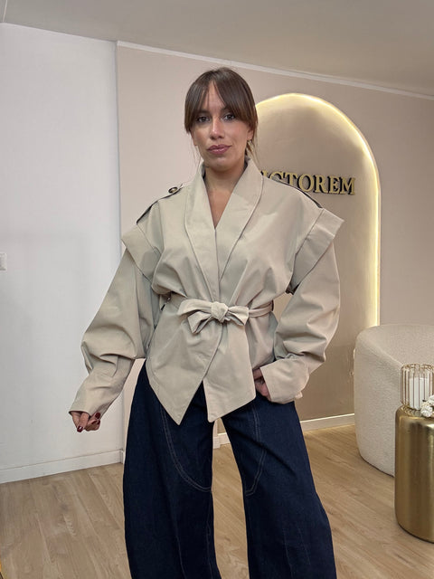 Trench con cinta  “ Helene”