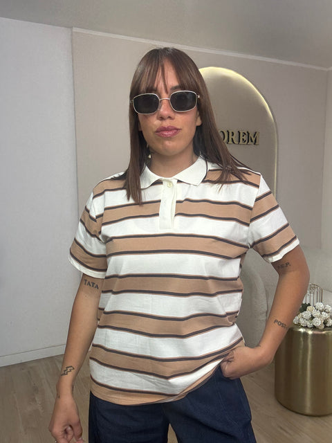 Maglia polo mezza manica Sara