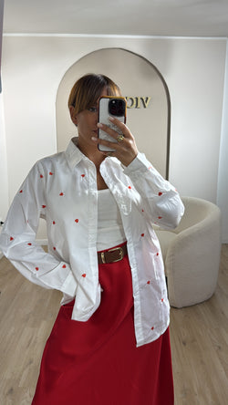 Camicia basic cuori ❤️