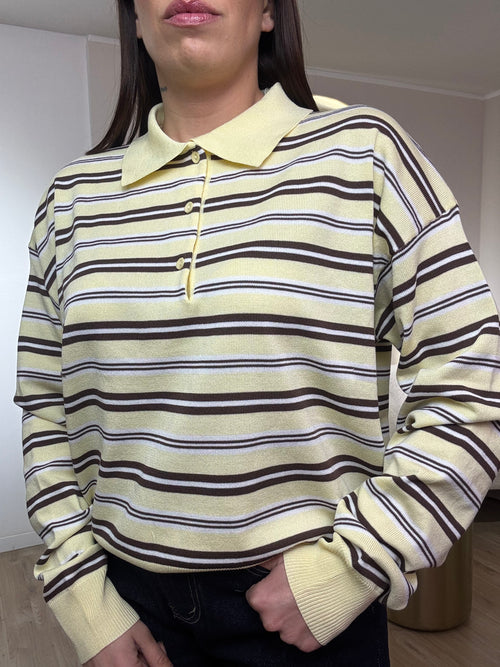 Polo rigata Vittoria