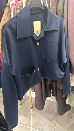 Jacket con bottoni low cost